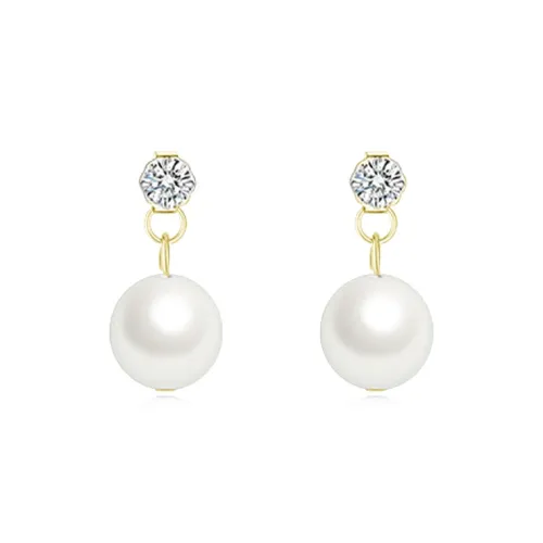 Rhymes Серьги с золотым покрытием из меди женские