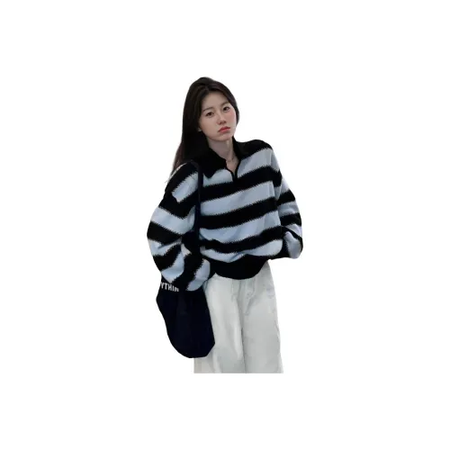 REMOULD Синий Черный Полосы Женский Трикотаж