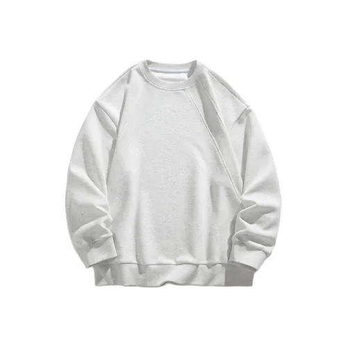 DESSO Весенний Осенний Сезон Boxy Cropped Толстовка Без Капюшона Тяжелый Внутренний слой Унисекс