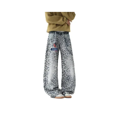 Freshclean Леопардовый принт Унисекс Джинсы