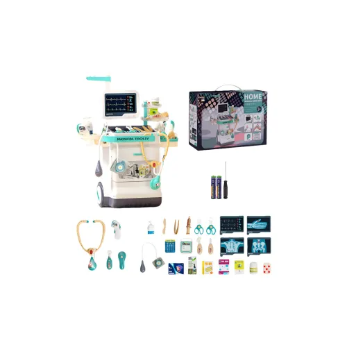 BEIBEIJIA Медицинская коляска Играть роль доктора Образовательные медицинские игры Наборы Кукольный домик Игрушка