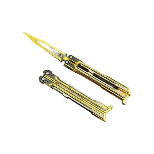 QUBENCHU Бабочка Whirling Нож Toy Металл Craft Игрушка Орнамент Статическая Моделирование