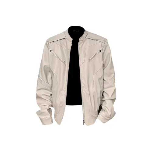 YIWANSHIDUO Кожа Куртка Унисекс