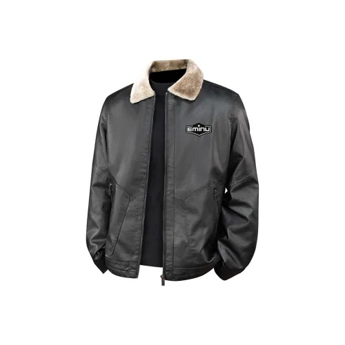 EMINU Мужские кожаные куртки