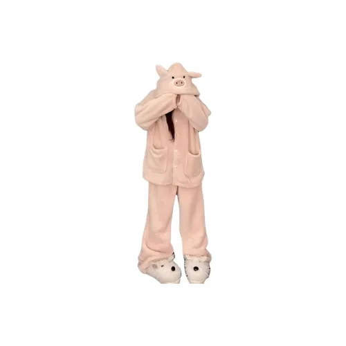 HAPG Розовый Женский Пижамный Комплект