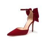 Велюр красный, 9 см