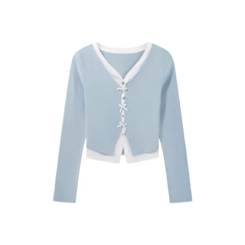 IUNOP Длинный рукав Т-рубашка Женская