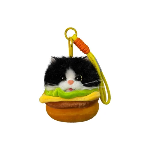 Пшеница Ухо Пуговица Гамбургер Картофель фри Котенок Плюшевый Подвеска 10,5 см Длина корпуса