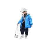 Синий пуховый