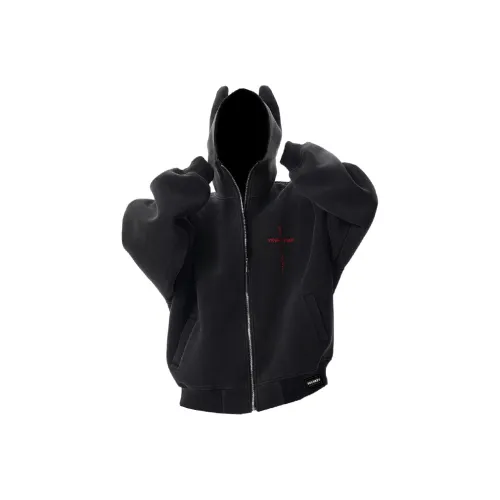 SOCKKEY Черный Демон Острые Уши Унисекс Свитшоты