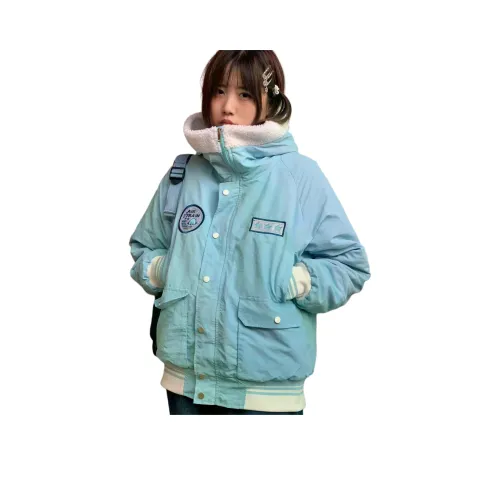 BVODE Синий Женские пуховики