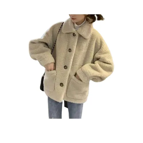 SRCG Абрикос Женские Бархатные Куртки