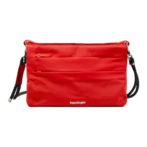Topologie Полиэстер Сумка через плечо Унисекс Красная