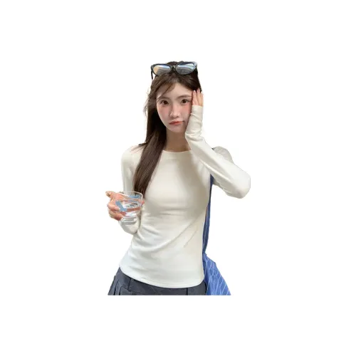 AUSSINO Белый Женские T-рубашки