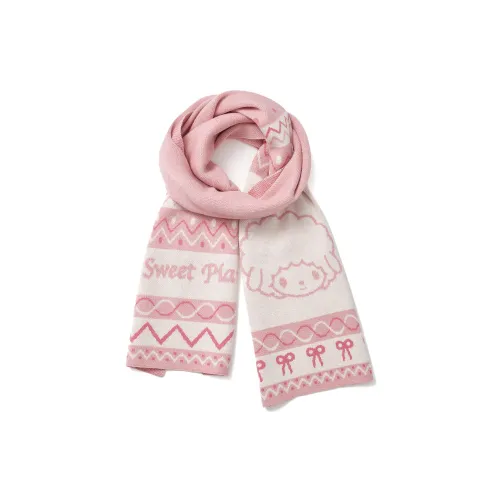 Sanrio Piano Полиэстер Трикотаж Шарфы Женские