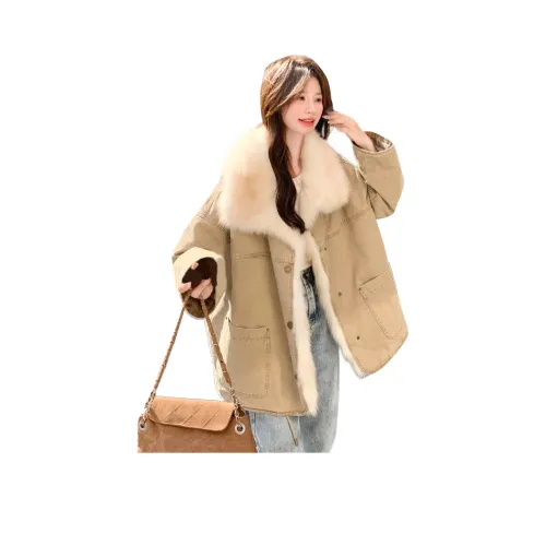 NICEAMOLA Хлопковый пуховик женский