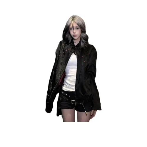 XUBAIHUO Унисекс Кожаные куртки