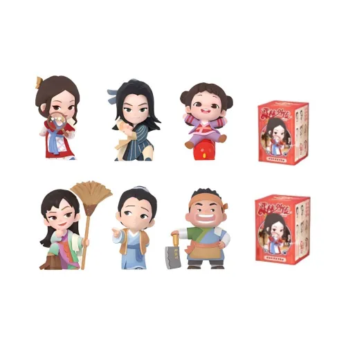 TOP TOY Kung Fu Chronicles Коллекция Фигурка Слепые коробки Один Mystery Коробка Целая коробка 6 шт