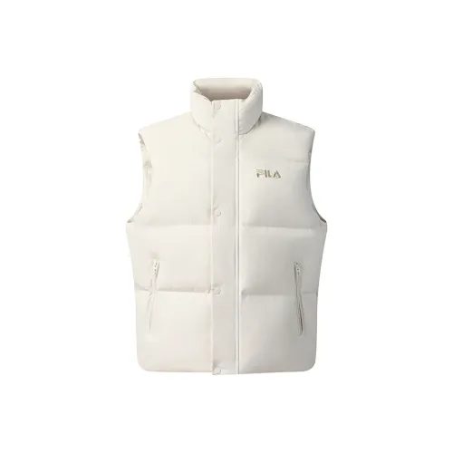 FILA ORIGINALE Down Vest Unisex Steam White