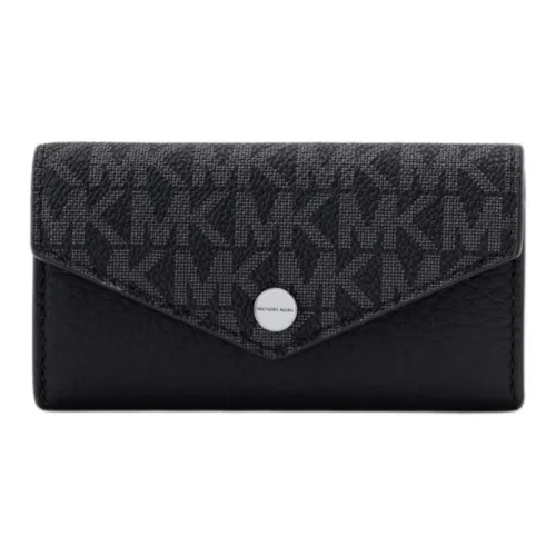 MICHAEL KORS Hudson Кожа Key Pouch Стандартный Унисекс Черный