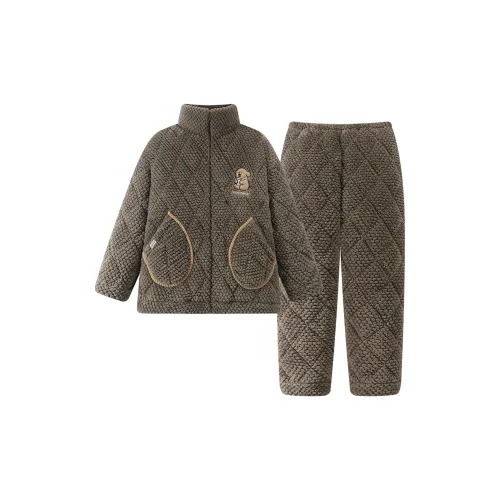 ЮЙЧЖАОЛИНЬ Pajama Комплект Осенний и Зимний Мужской