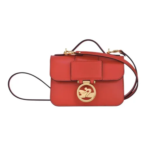 LONGCHAMP Коробка TROT Телячья кожа Сумка Сумка через плечо Сумка через плечо Экстра Маленькая Женская Красная