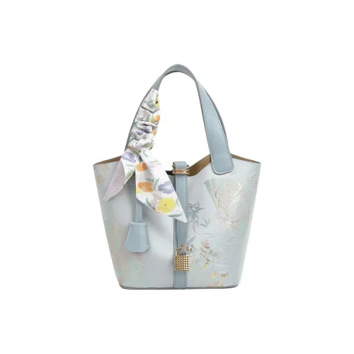 NOMK ПУ (полиуретан) Сумка Стандартная Женская Синяя