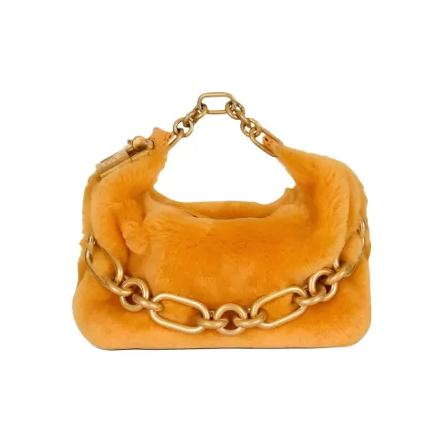 BALMAIN Телячья кожа Сумка Мини Женская Золотая