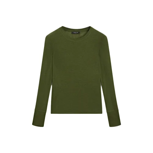 Massimo Dutti Зеленые Женские T-рубашки