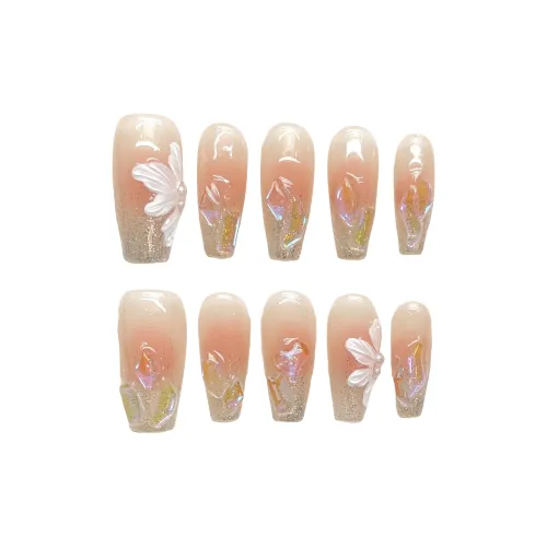 MONLEYTA 1030 Короткий LADDER Ледяной Цветочный дизайн Короткий LADDER Розовый Градиентный Однотонный