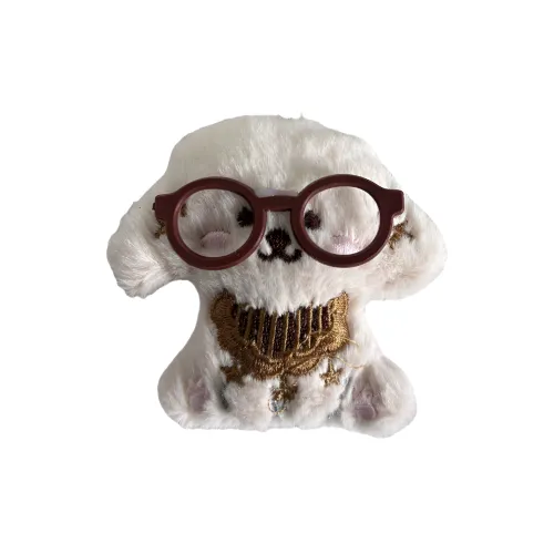 YUEMILE Ultra Kawaii Милый Стекло Шапки Кепки Щенок FLUFFY Вест-хайленд FLUFFY Toy Плюшевый Подвеска 10 см Длина Корпуса