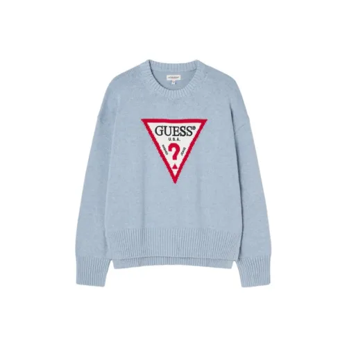 GUESS Светло-синие женские свитеры