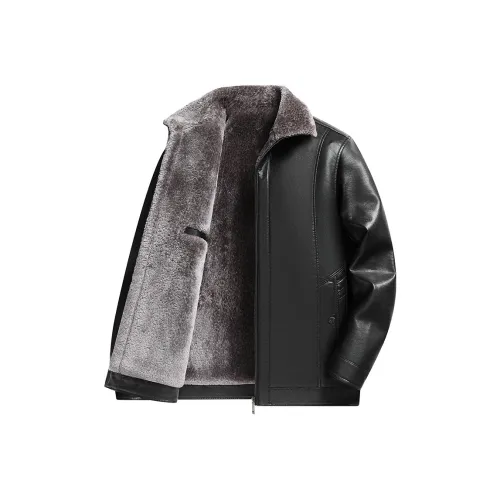 TIFAN Мужские кожаные куртки