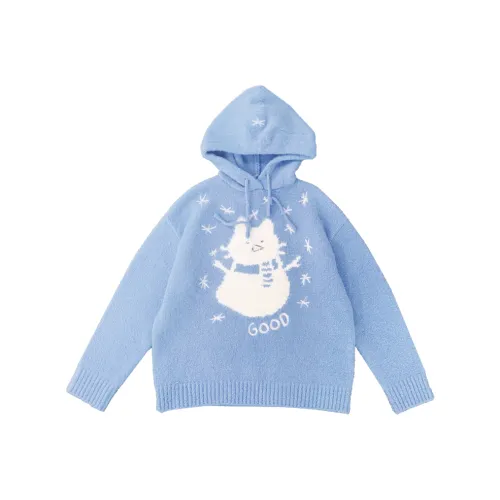 MeiHaoStore Синий Унисекс Свитера