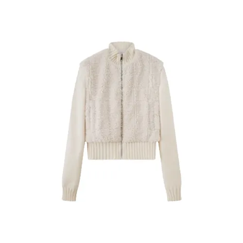 VKXOW Кремовый Абрикос Утепленный Женский Бархатный Куртка