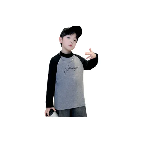 Yunpo Длинный рукав Т-рубашка Подростки