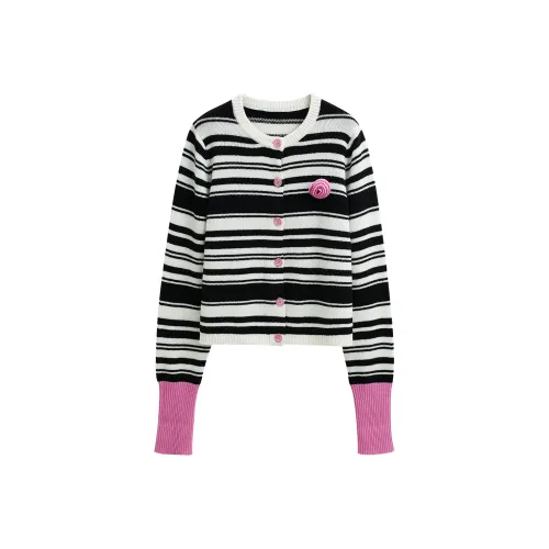 Marc moore Черный Белый Женский Трикотаж