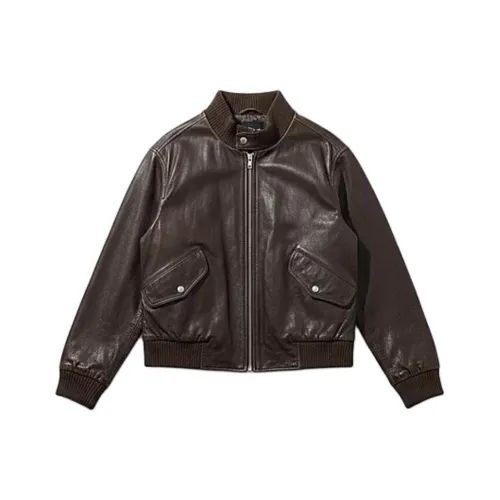 XIAOLIZI Коричневый Однослойный Унисекс Куртки