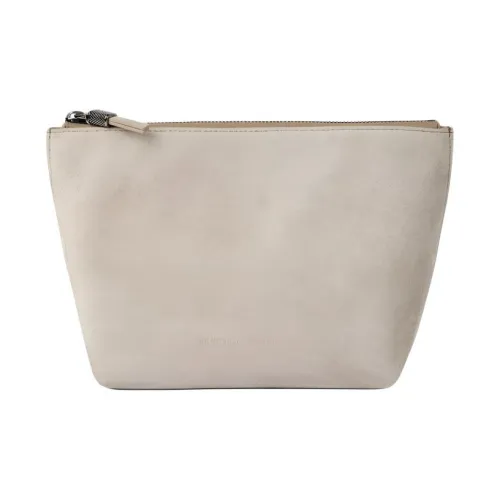 BRUNELLO CUCINELLI Замша Клатч Женский Светло-Серый