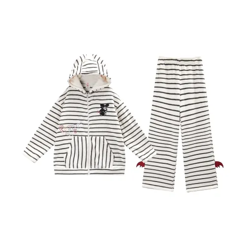 GUKOO Пижамный комплект женский цвет трюфельный черный