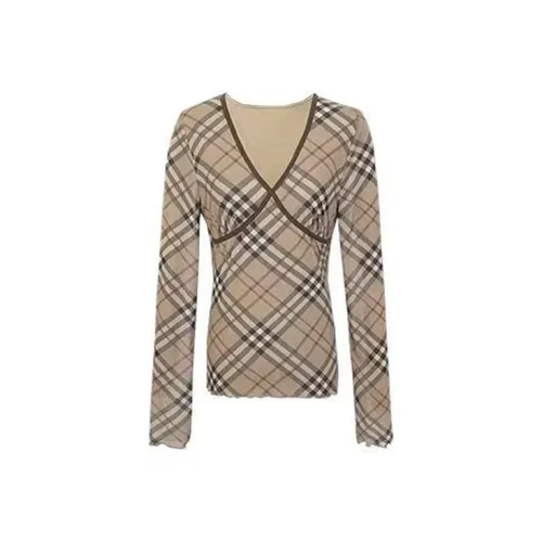 HUINIAN Хаки Флисовая подкладка Термическая Женская T-рубашка