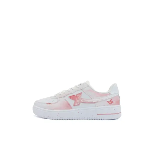 XTEP Устойчивые к истиранию Дышащие Низкие Кроссовки для скейтбординга Женские