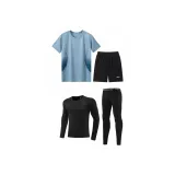 2405 Прибрежный Синий Комплект Одежды (Длинный рукав, большемерный, размер пуховика 2)