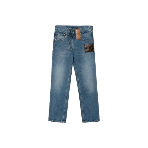 LOUIS VUITTON Джинсы Женские Синие