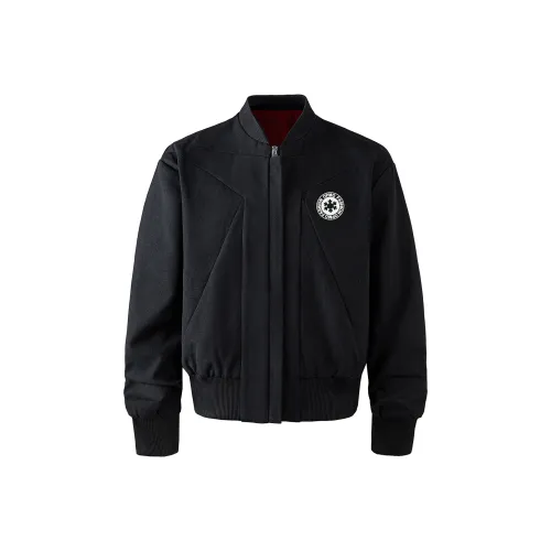 OPMO Черный [Съемный бренд брошь] Унисекс Пуховики