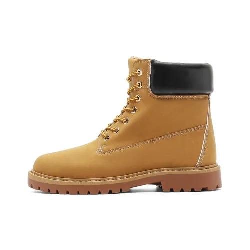 Grumpy Ram Классический Yellow Boots Короткий MID Голень Martin Boot Мужской