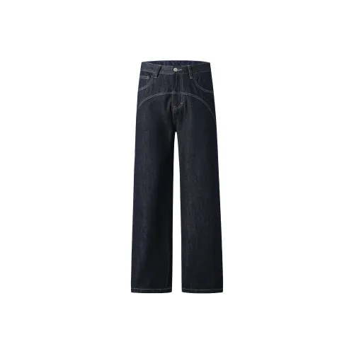 A3G4 Джинсовый синий Унисекс Джинсы