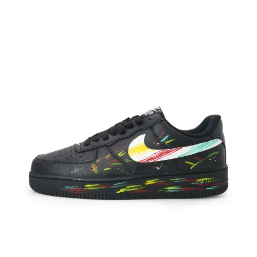Nike Air Force 1 Starlight Устойчивые к истиранию низкие скейтбордические кроссовки Мужской ослепительный цвет Сумка для покупок