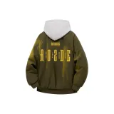 Армейский зеленый хлопковый пуховик (утепленный)