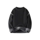 Черный с флисовой подкладкой